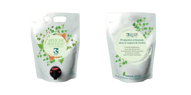 Poche de sève de bouleau 1.5L - Pépinière Grinner